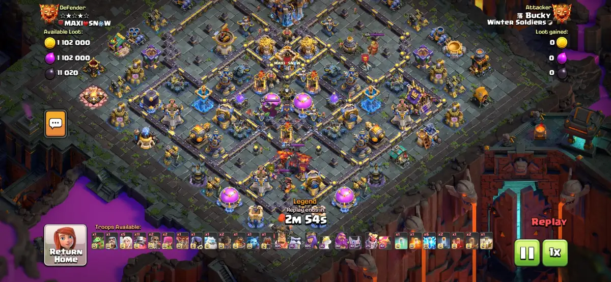 TH18 Legend League War Base Anti 2 Star Copy Link