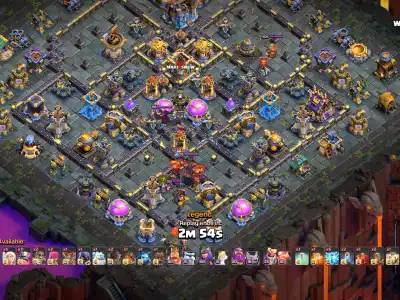 Layout TH18 Legend League War Base Anti 2 Star Copy Link