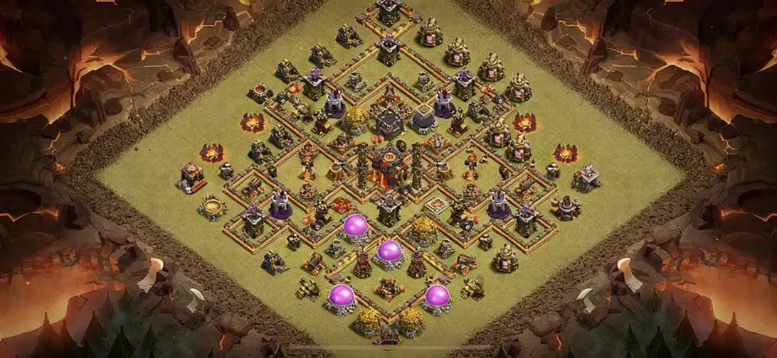 Layout Tactical TH10 War Coc Layout | Anti 2 Stars Kill Them All
