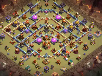 Layout TH16 War Base Copy Link Anti 2 Star for Clash of Clans