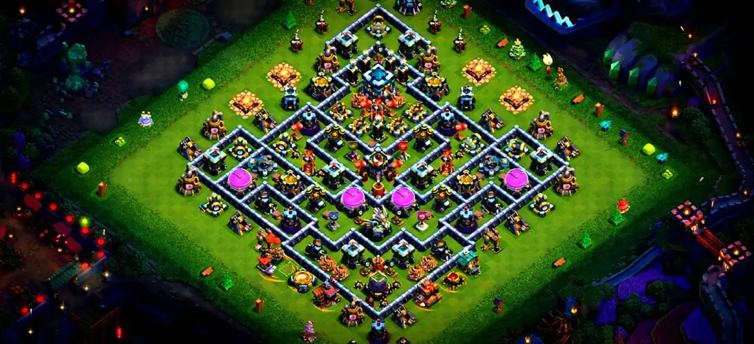 Layout Winning TH13 Defense Coc Layout | Anti 3 Stars Village one