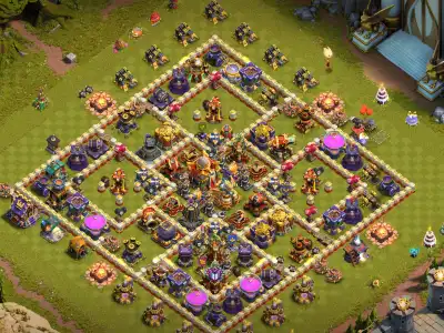 Layout TH16 Legend League Base Anti Electro Dragon Air Defense