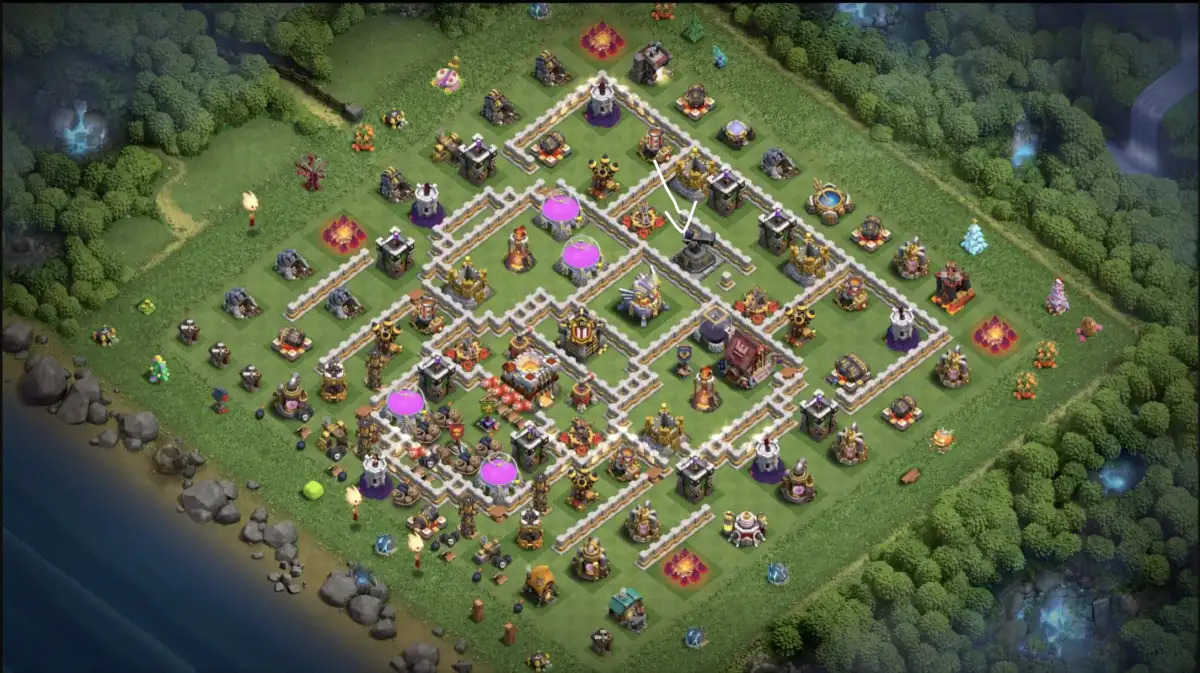 TH11 War Base for CoC | Anti 3 Stars Clash of Clans