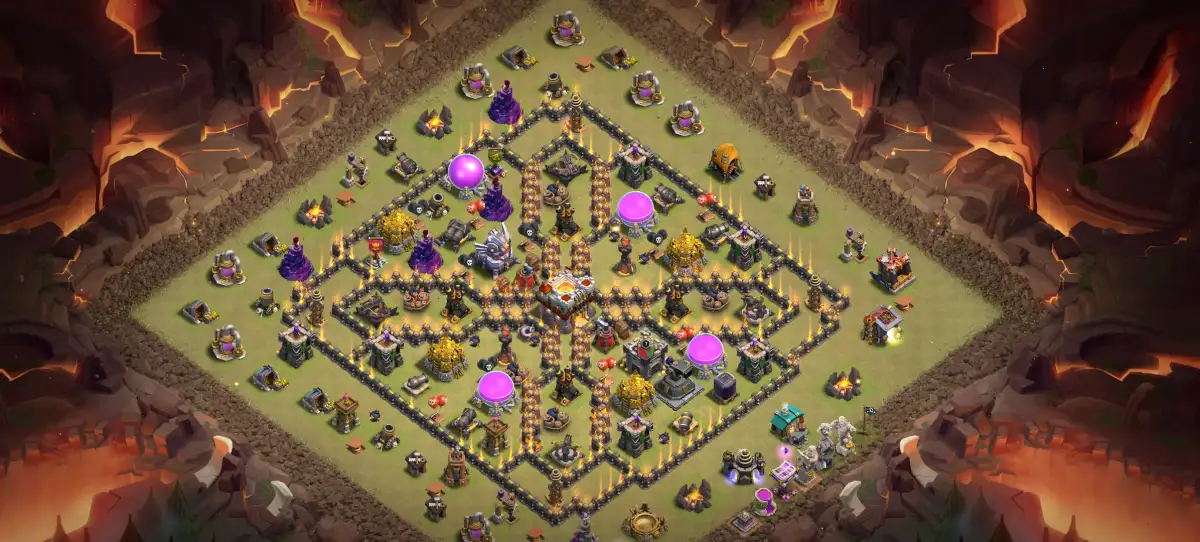 TH11 War Base for CoC | war badr Clash of Clans Layout
