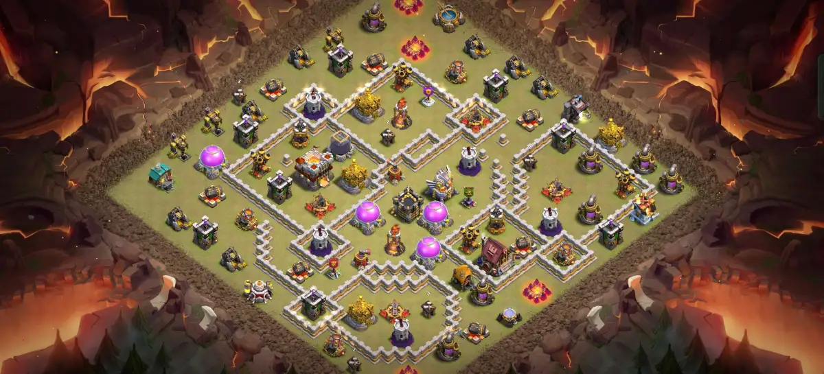 TH11 War Badr Base for COC with Anti 3 Star Pathing