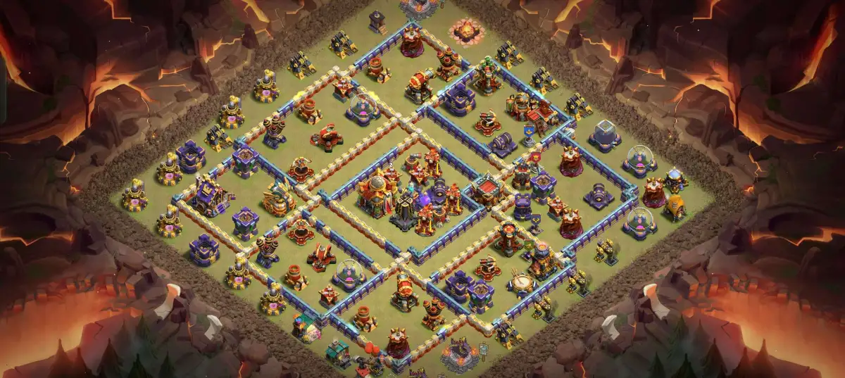 TH16 Defense Base Layout for Clash of Clans Copy Link