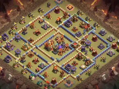 Layout TH16 Defense Base Layout for Clash of Clans Copy Link