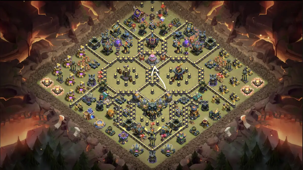 TH17 War Base for Clash of Clans Anti 3 Star Copy