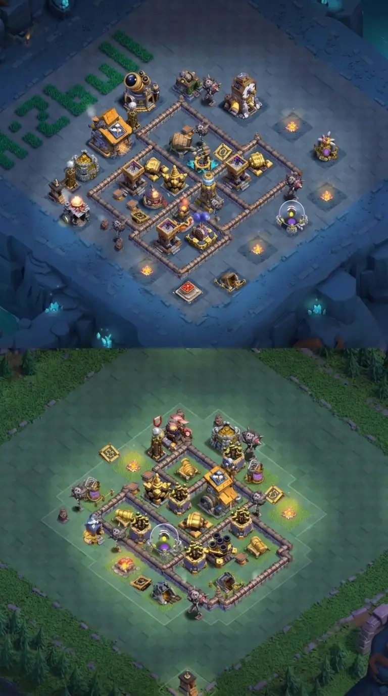 BH10 Builder Hall Base Layout for Clash of Clans Copy Link