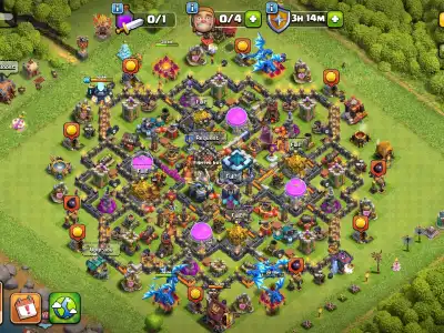 Layout New TH 13 Farming Base with Anti 2 Star Layout 2026