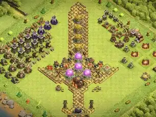 Focused TH10 Troll / Funny Coc Layout | Sword