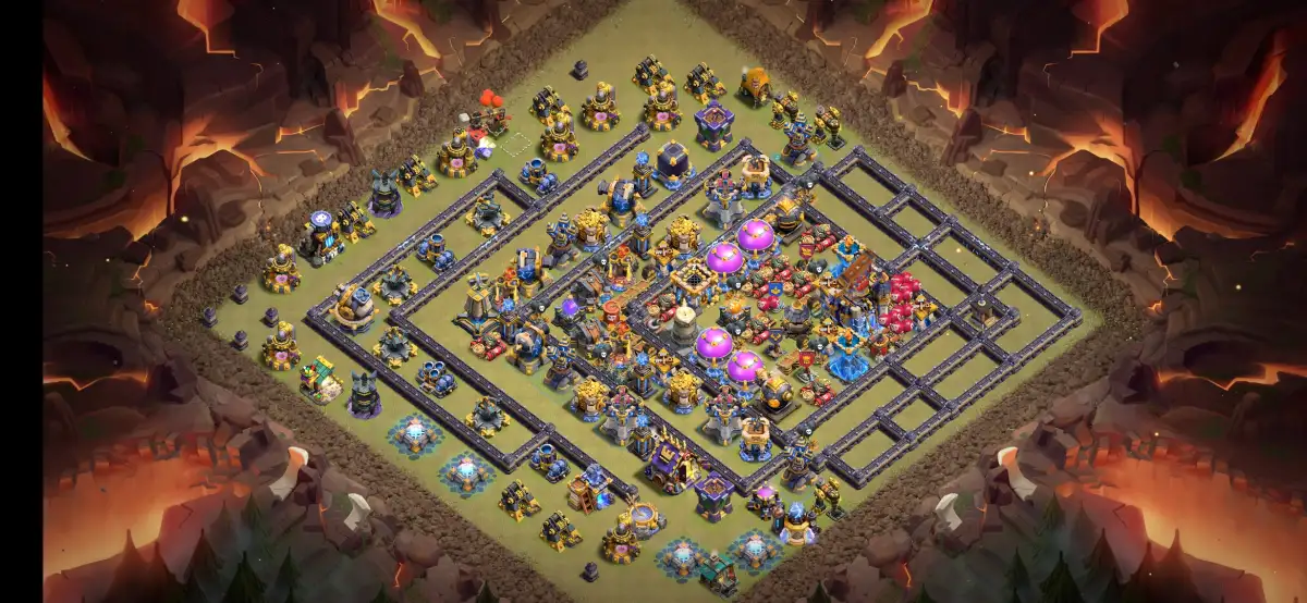 TH18 War Base Anti 2 Star Ring Trap for Legend League
