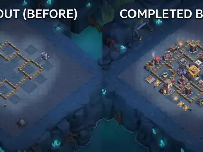 Layout BH6 Base with Central Builder Hall and Split Compartments