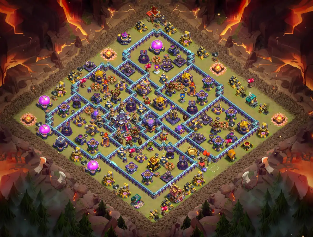 TH15 War Base Anti 3 Star Layout for Clash of Clans