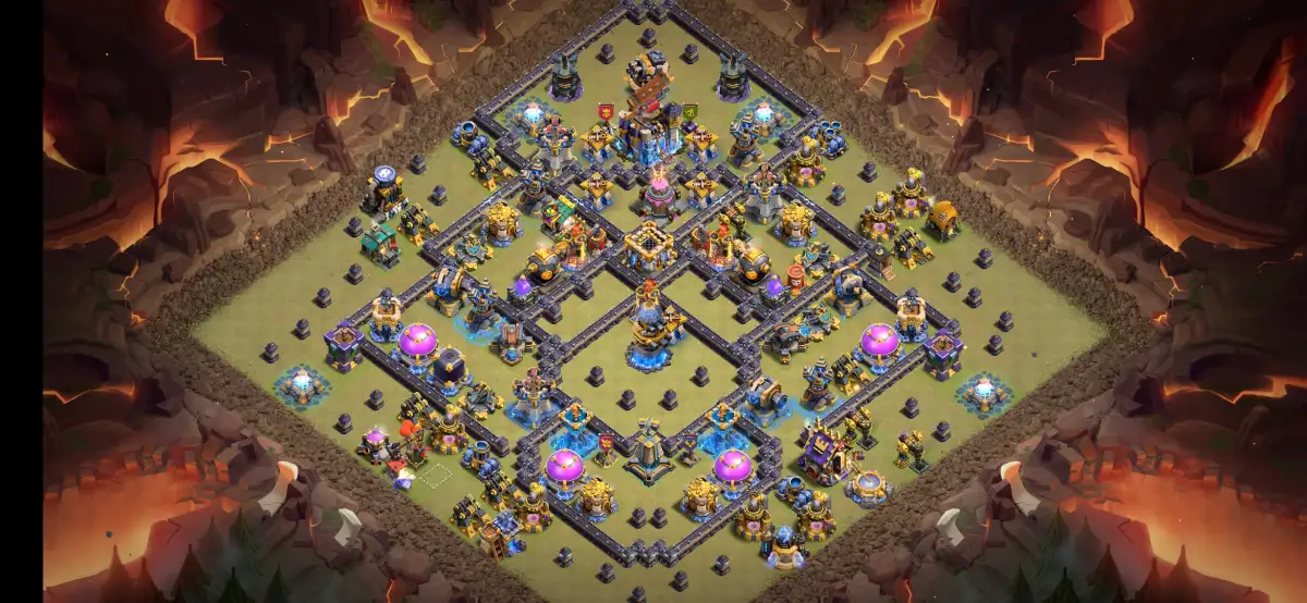 TH18 War Base Anti 2 Star Layout for Clash of Clans
