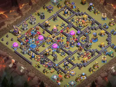 Layout TH18 War Base Anti 2 Star for Legend League and CWL
