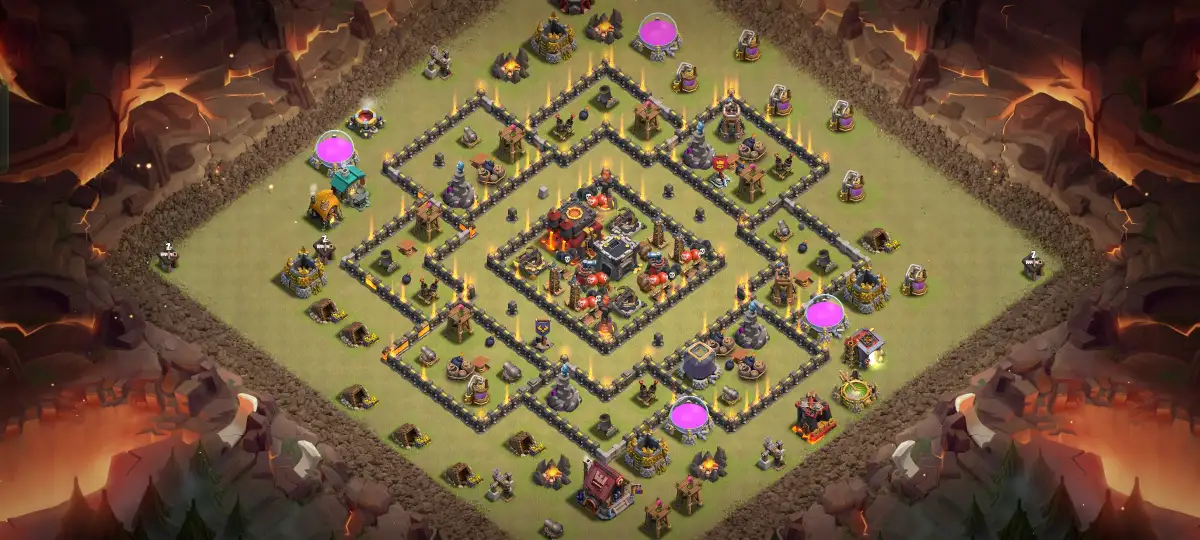 TH10 Farming Base Anti Air Layout for Clash of Clans