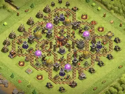 Layout Brutal TH10 Farming Coc Layout | Anti 3 Stars high-octane Home 