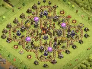 Brutal TH10 Farming Coc Layout | Anti 3 Stars high-octane Home 