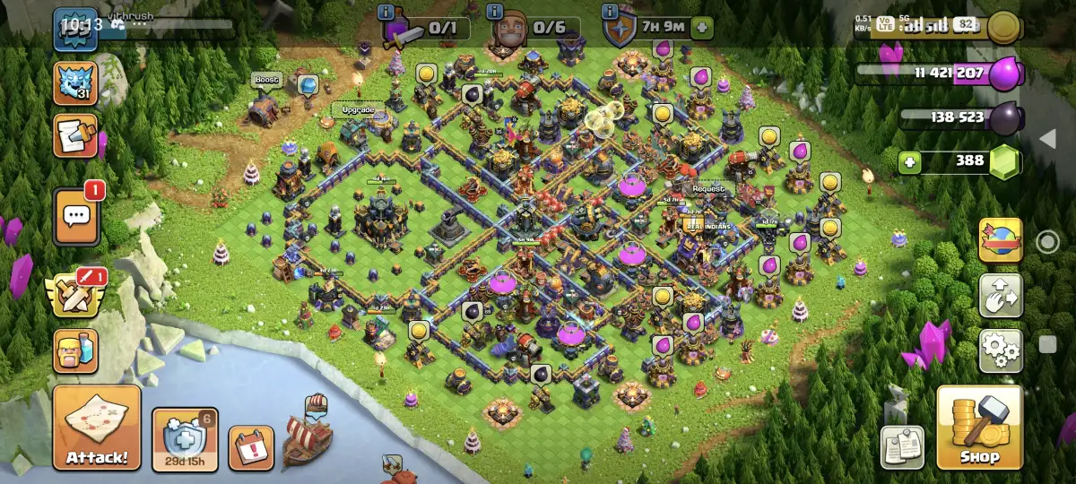 TH17 Anti 3 Star Base with Split Core Defense