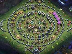 Next-Level TH13 Troll / Funny Coc Layout | Circle 24