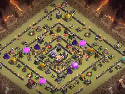 Layout TH11 War Base Copy Link Anti 2 Star Ring Layout