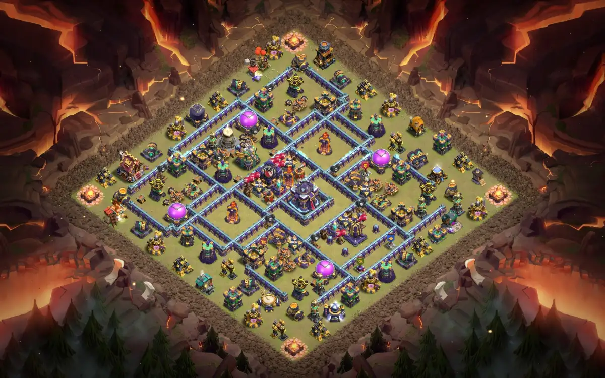 TH15 War Base with Offset Town Hall Core