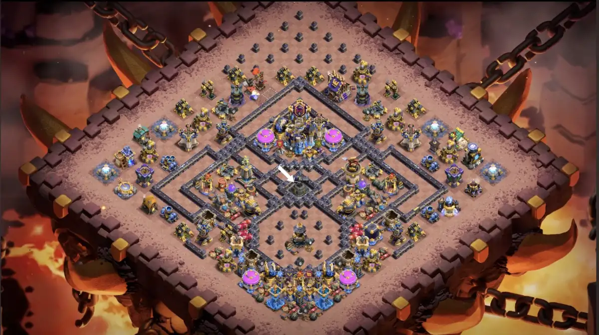 TH18 War Base Anti 3 Star Ring | Clash of Clans