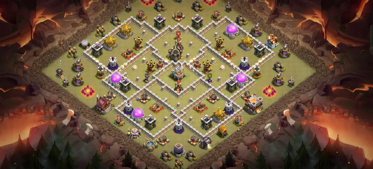 th11 war base layout | Clash of Clans | Diamond Ring Copy Link