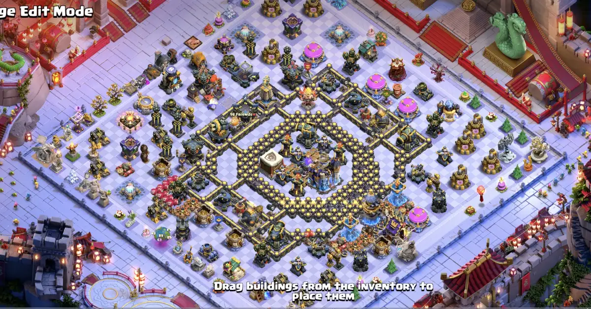 TH18 War Base Anti 3 Star Anti Air Layout with Copy Link