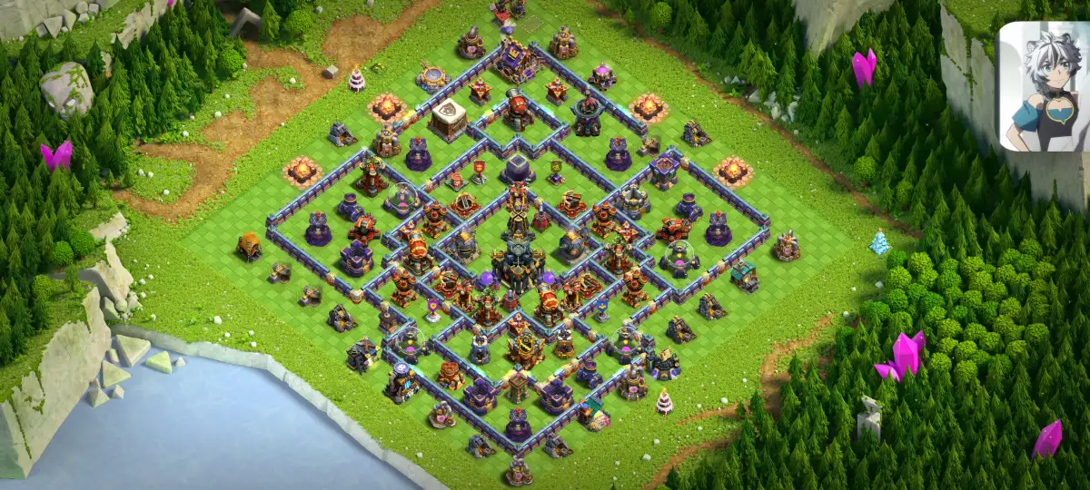 TH17 War Base Anti 2 Star for Legend League and CWL