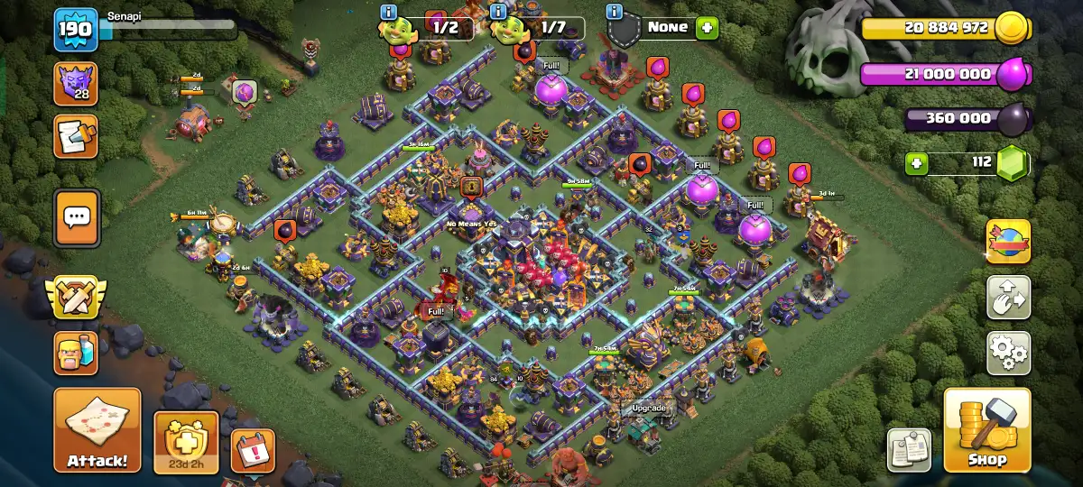 TH15 Anti Air Base Built to Disrupt Electro Dragons