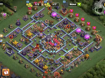 Layout TH15 Anti Air Base Built to Disrupt Electro Dragons