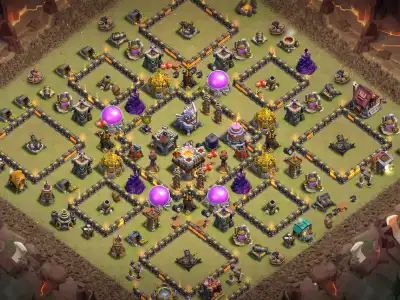 Layout TH11 War Base Copy Link | Anti 2 Star Ring Layout