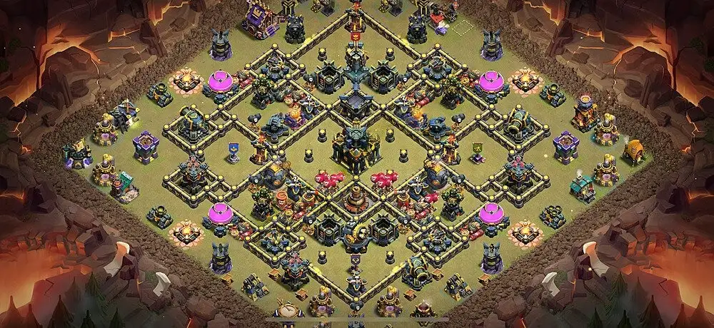 Layout Popular TH17 War Coc Layout | Anti 2 Stars Warrior Baby Home 
