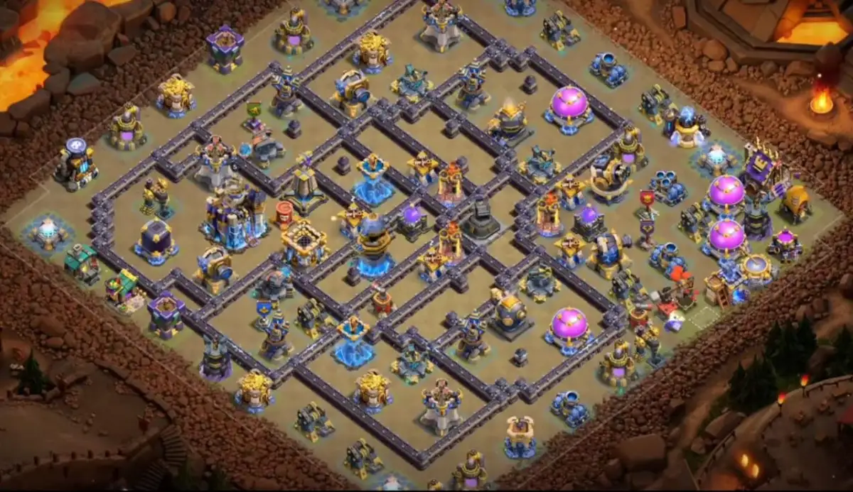 TH18 Legend League Defense Base for CoC Copy Link