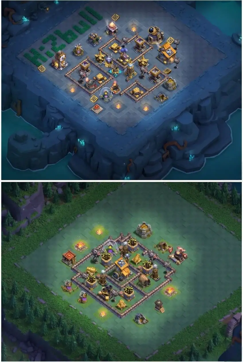 BH10 Builder Hall Base Link for Clash of Clans Defense
