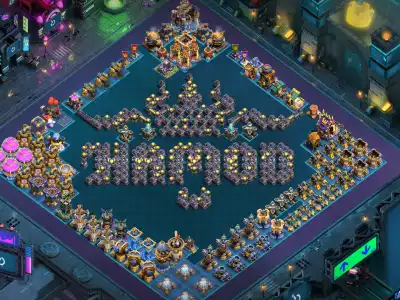 Layout TH18 Named Base with Big Center Text and Copy Link