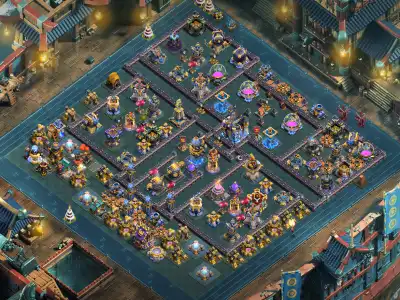 Layout TH18 War Base Anti 3 Star vs Air Spam and Electro Dragons