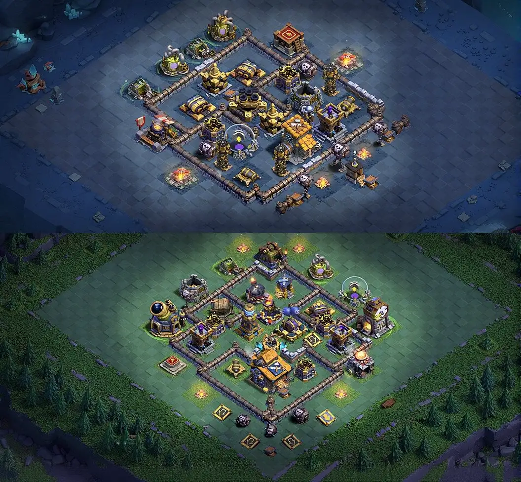Layout Maximum BH10 Coc Layout | Hunted Village | Builder Hall 10