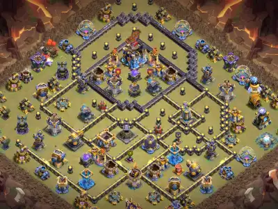 Layout TH18 Legend League Base Layout That Slows Spam Hits