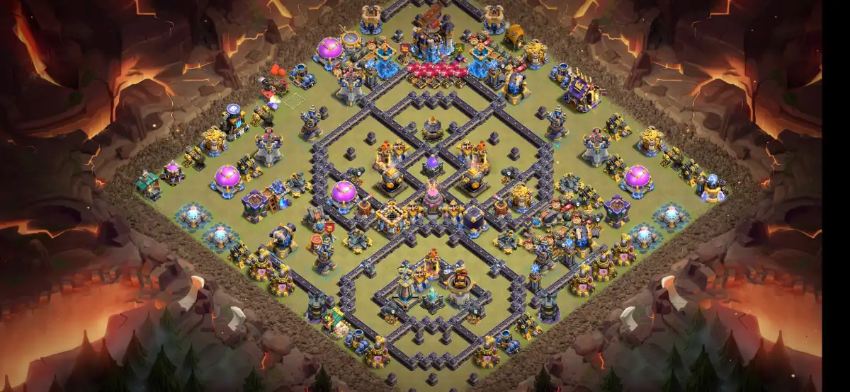 TH18 War Base Anti 2 Star for Legend League Copy Link