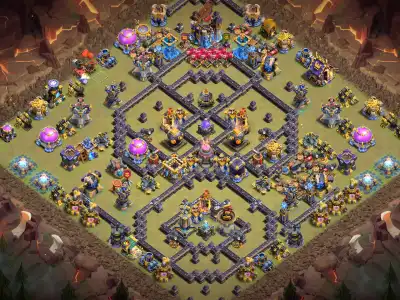 Layout TH18 War Base Anti 2 Star for Legend League Copy Link