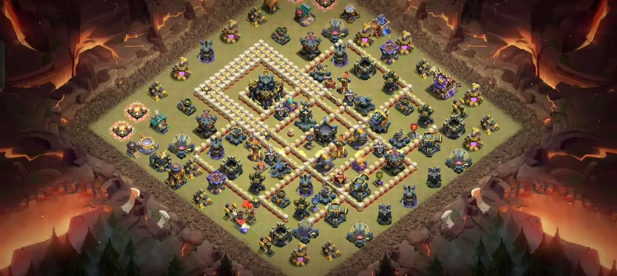 TH17 War Base for Clash of Clans Anti 2 Star Layout