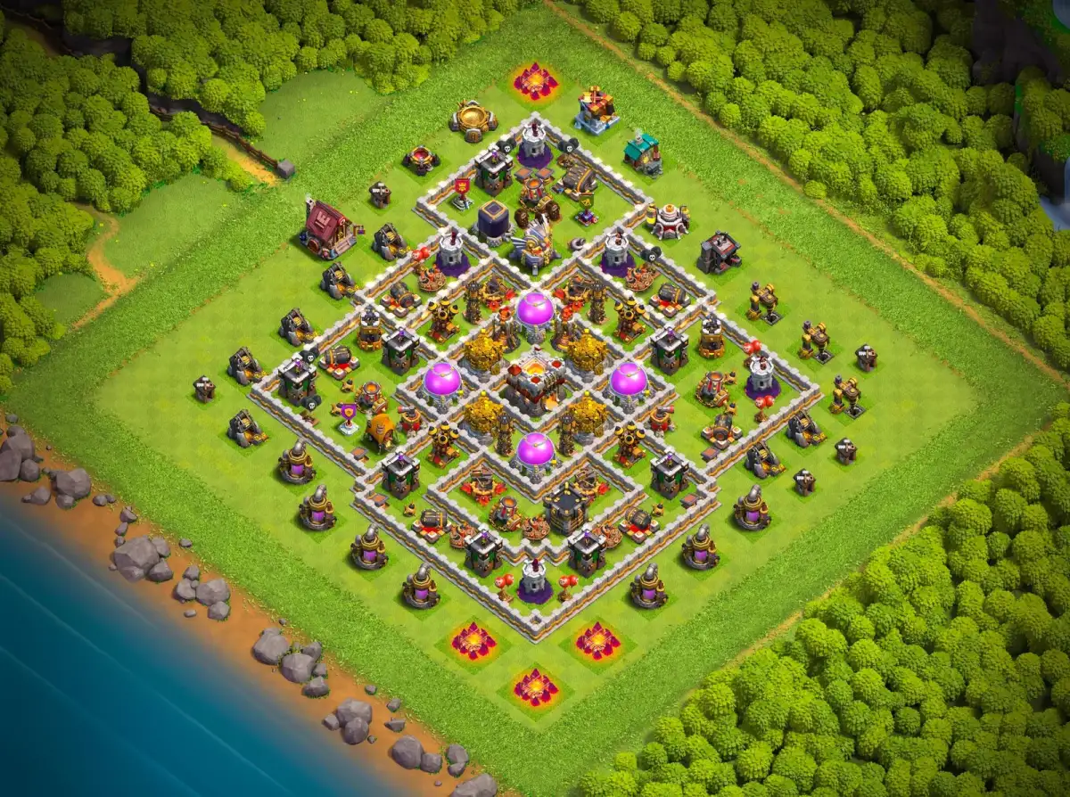 TH11 Farming Base Copy Link | Safe Loot Clash of Clans