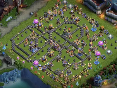 Layout New TH18 Legend League Base with heavy Core Defense 2026