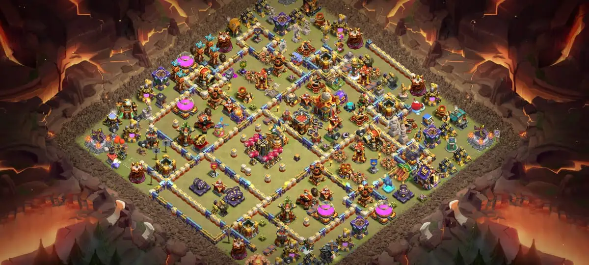 TH16 War Base Copy Link Anti 2 Star Layout for CWL