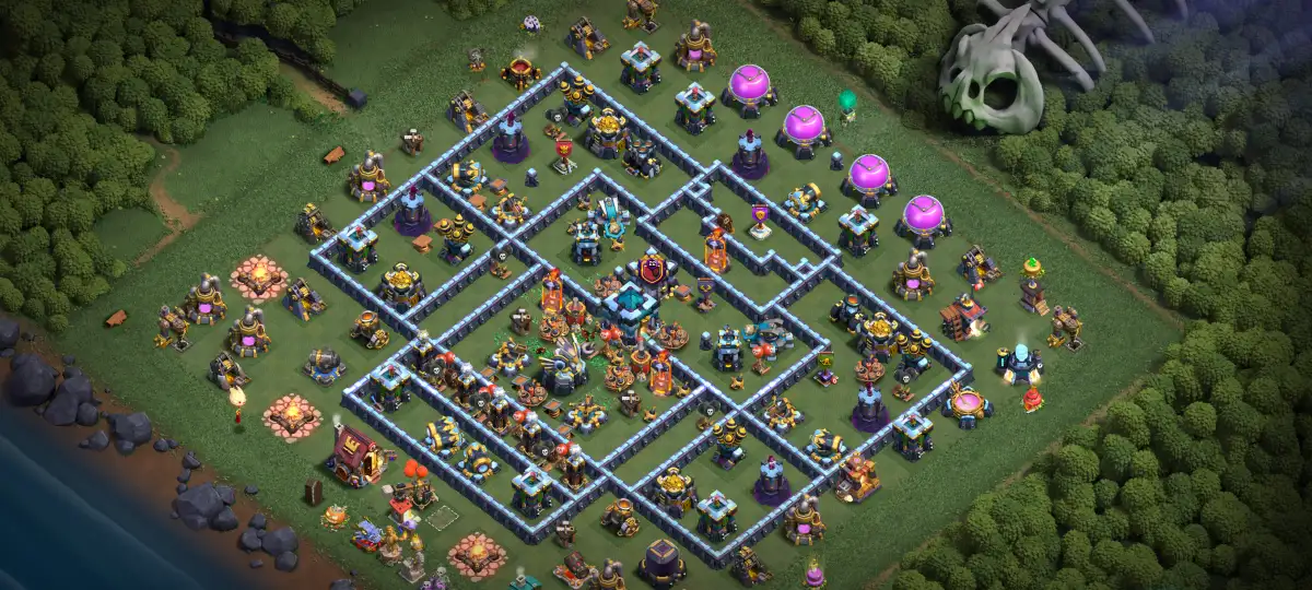 Top TH13 Anti 2 Star War Base | Clan games 2026