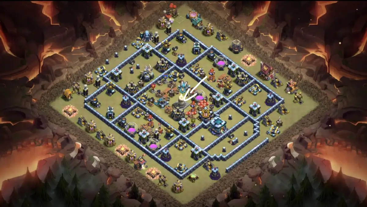 TH13 War Base for CoC | Anti 3 Star Clash of Clans