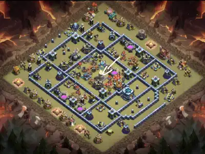 Layout TH13 War Base for CoC | Anti 3 Star Clash of Clans
